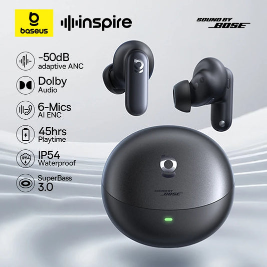 Baseus Inspire XP1 ANC Earbuds With 6-Mic Clear Calls