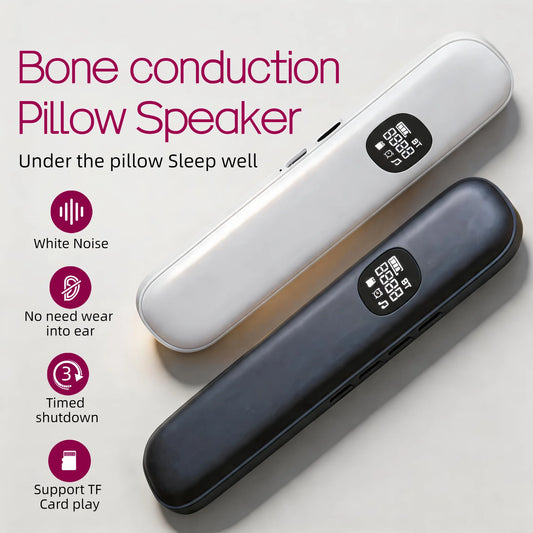 Bone Conduction Sleep Headphones Under Pillow Speaker Bluetooth 5.3