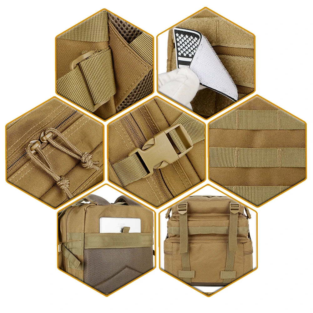 ReFire Gear Tactical Backpack Molle Pack for Trekking and Outdoor
