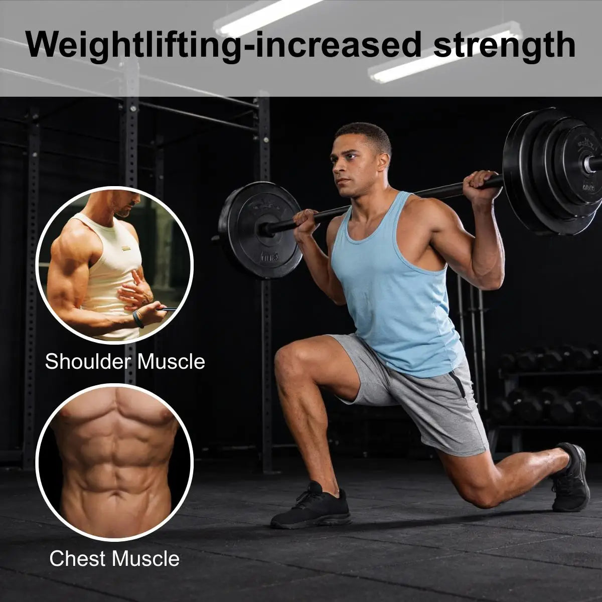 Adjustable Barbell Set 45 Pound Weight Bar for Strength Training