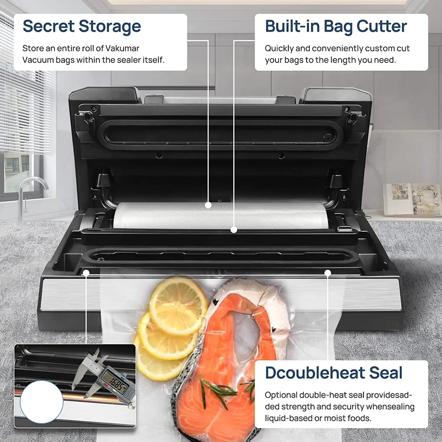 Vakumar VH5186 Automatic Vacuum Sealer For Commercial Kitchen