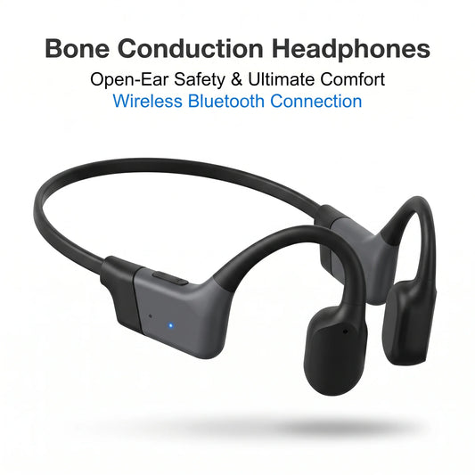 Open Ear Bone Conduction Bluetooth Earphones With 20 Hour Battery