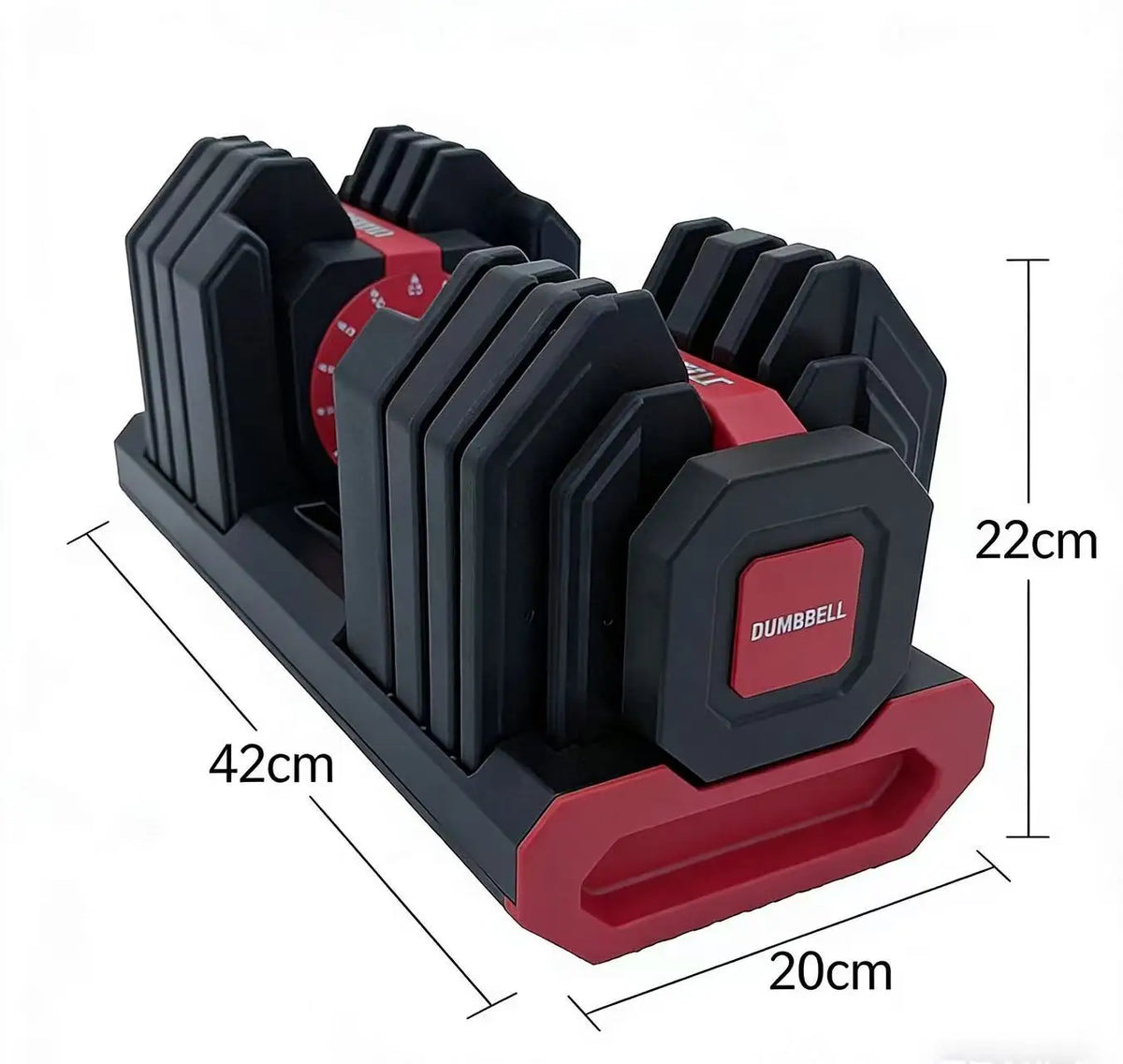 Auto-Locking Adjustable Dumbbell for Full-Body Workouts
