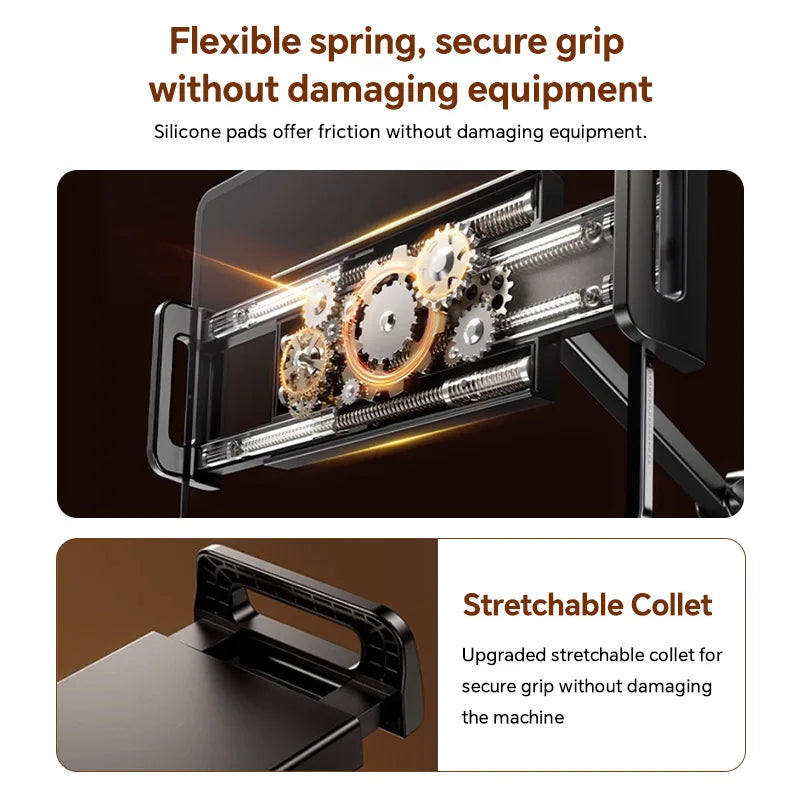 Metal Cantilever Stand For Phone & TabletMulti-angle Adjustable For Bedside Streaming, Office Work, Or Online Classes. Instantly Folds Flat To Save Space. Compatible With IPad, IPhone, Modern Design With Durable Construction