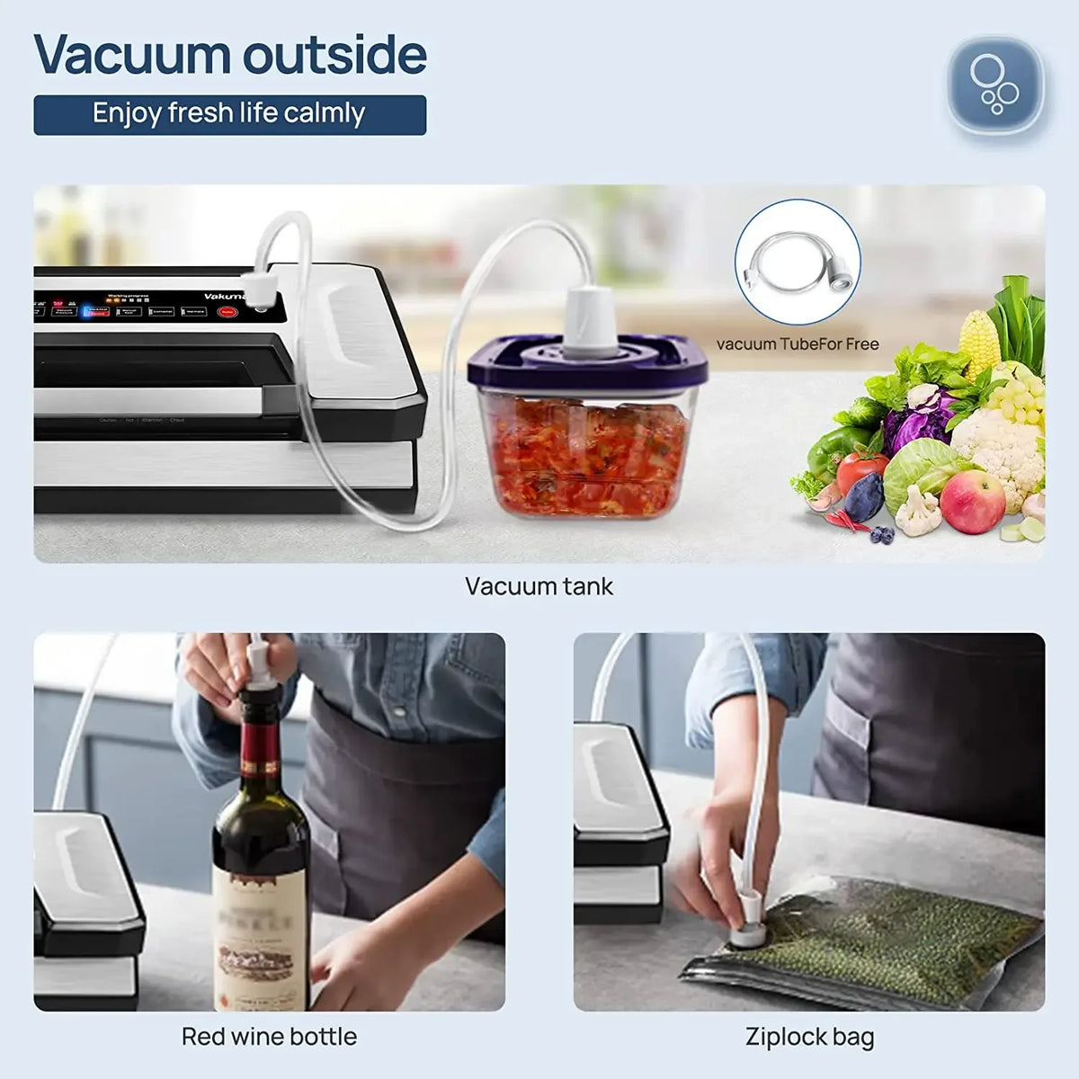 Vakumar VH5186 Automatic Vacuum Sealer For Commercial Kitchen