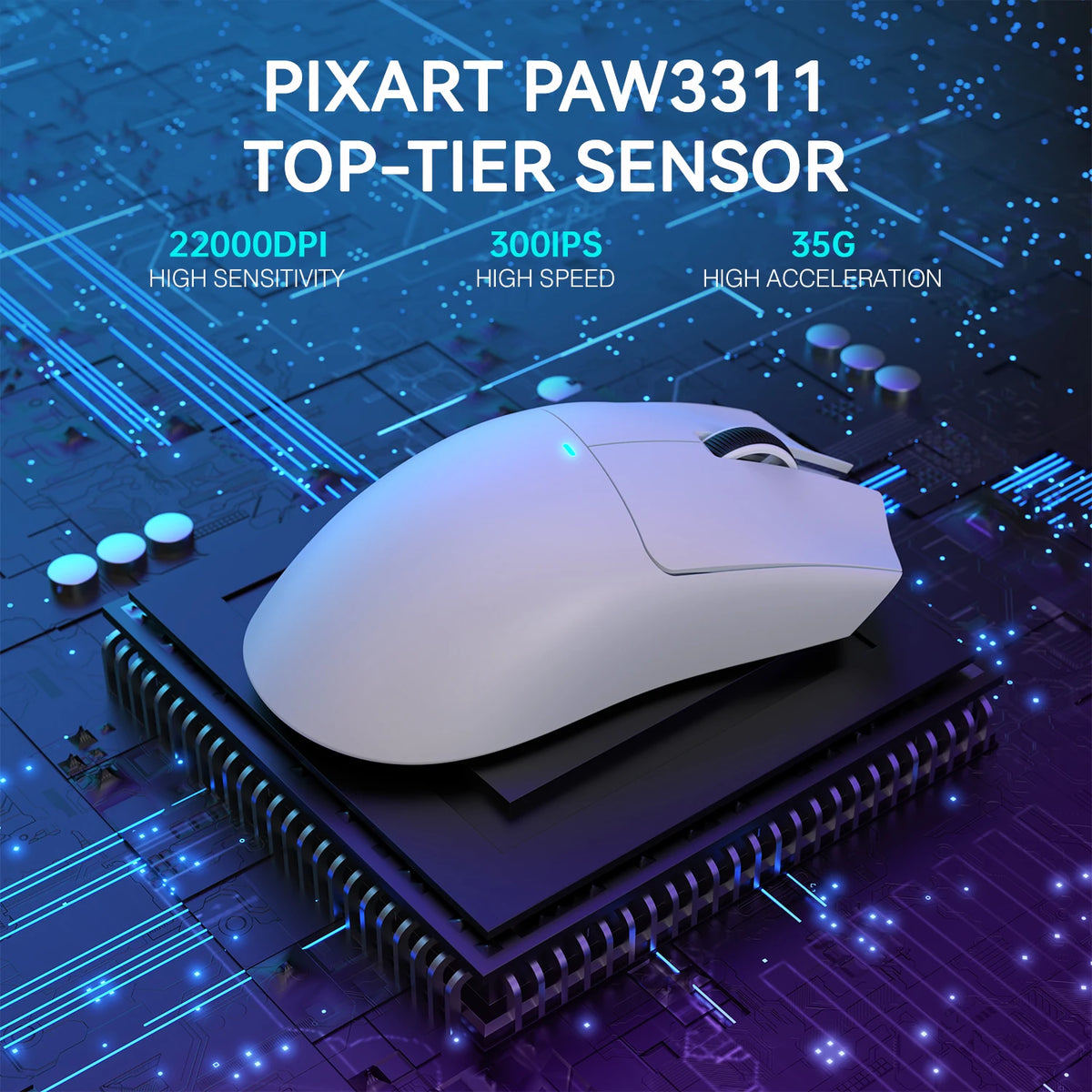 Attack Shark X11 Wireless Gaming Mouse PAW3311 Sensor