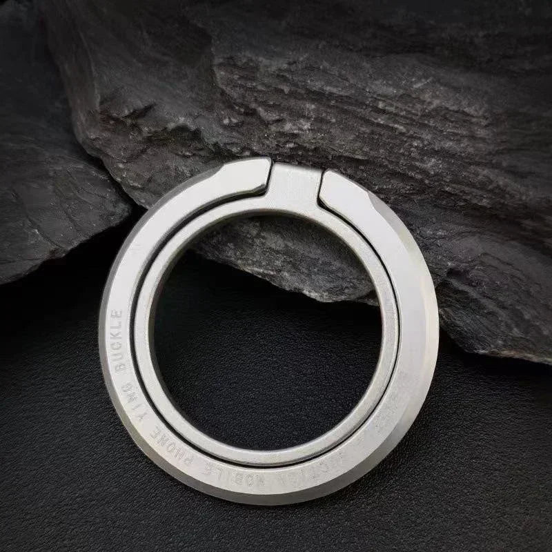 Magnetic Ring IPhone Holder For MagSafe Removable Grip Stand for iPhone Support Portable Mobile Phone Magnet Foldable Bracket