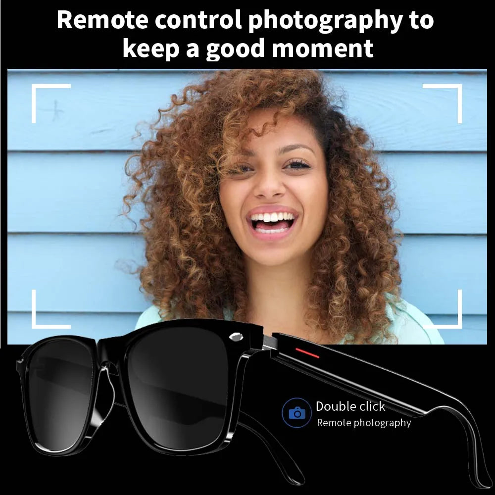 SENBONO Open Ear Smart Glasses Bluetooth Music Hands Free Calling