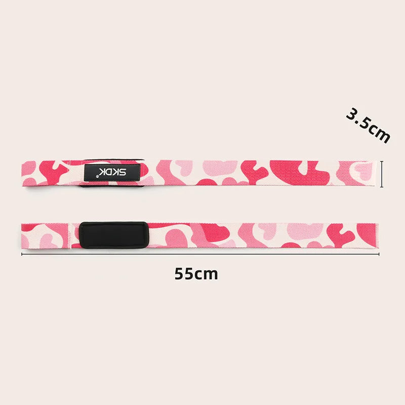 GOUNOD Weightlifting Wrist Straps Adjustable Non Slip Gym Grip Band
