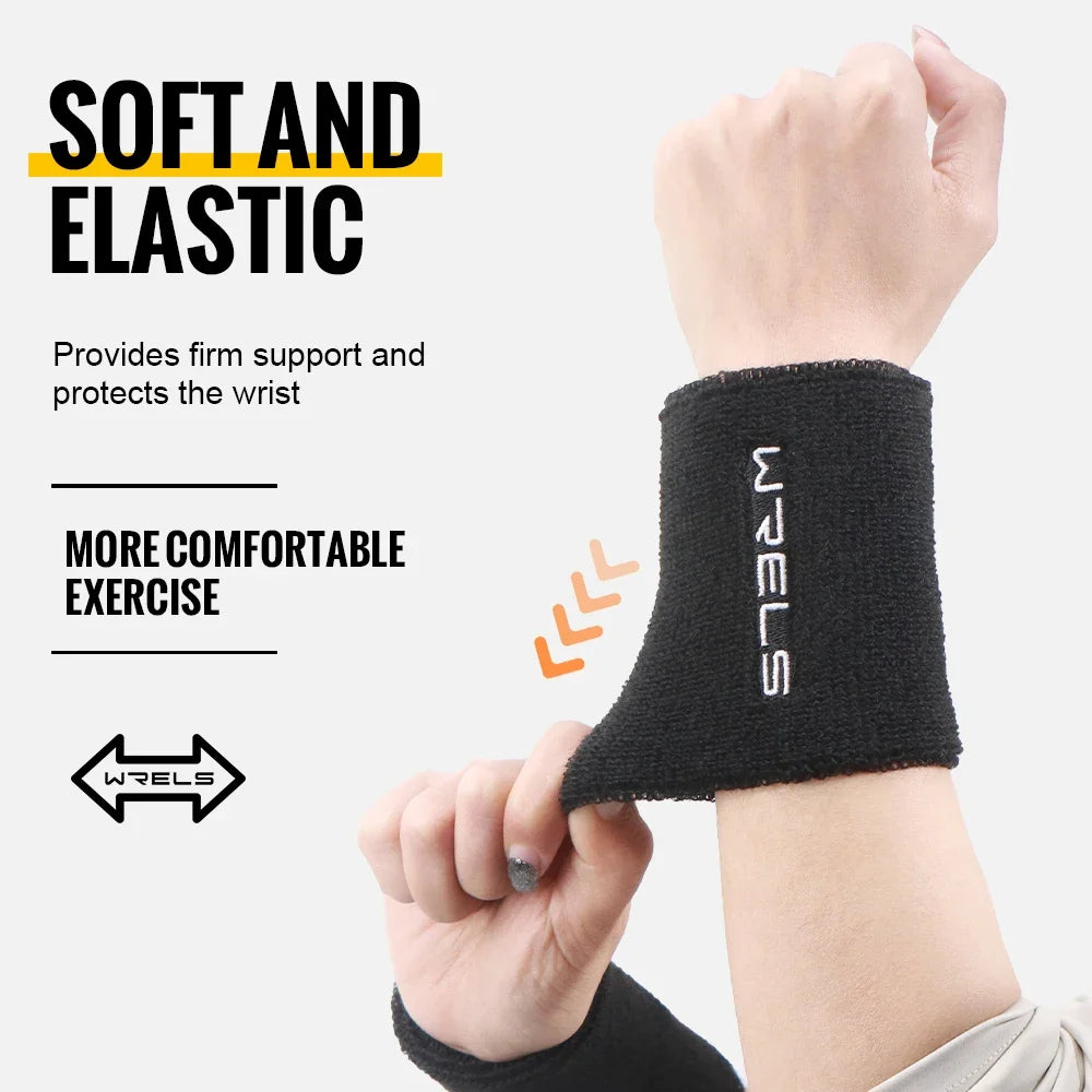 Wristbands Terry Cloth Moisture Wicking For Sports Gym Workout