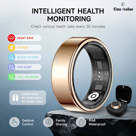 Casatelier Wearable Smart Ring SpO2 Heart Rate Sleep Monitoring