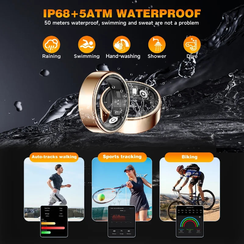 Casatelier Wearable Smart Ring SpO2 Heart Rate Sleep Monitoring