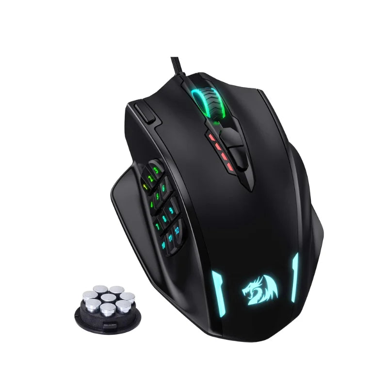 Redragon M908 RGB Gaming Mouse With 12400 DPI Programmable Buttons