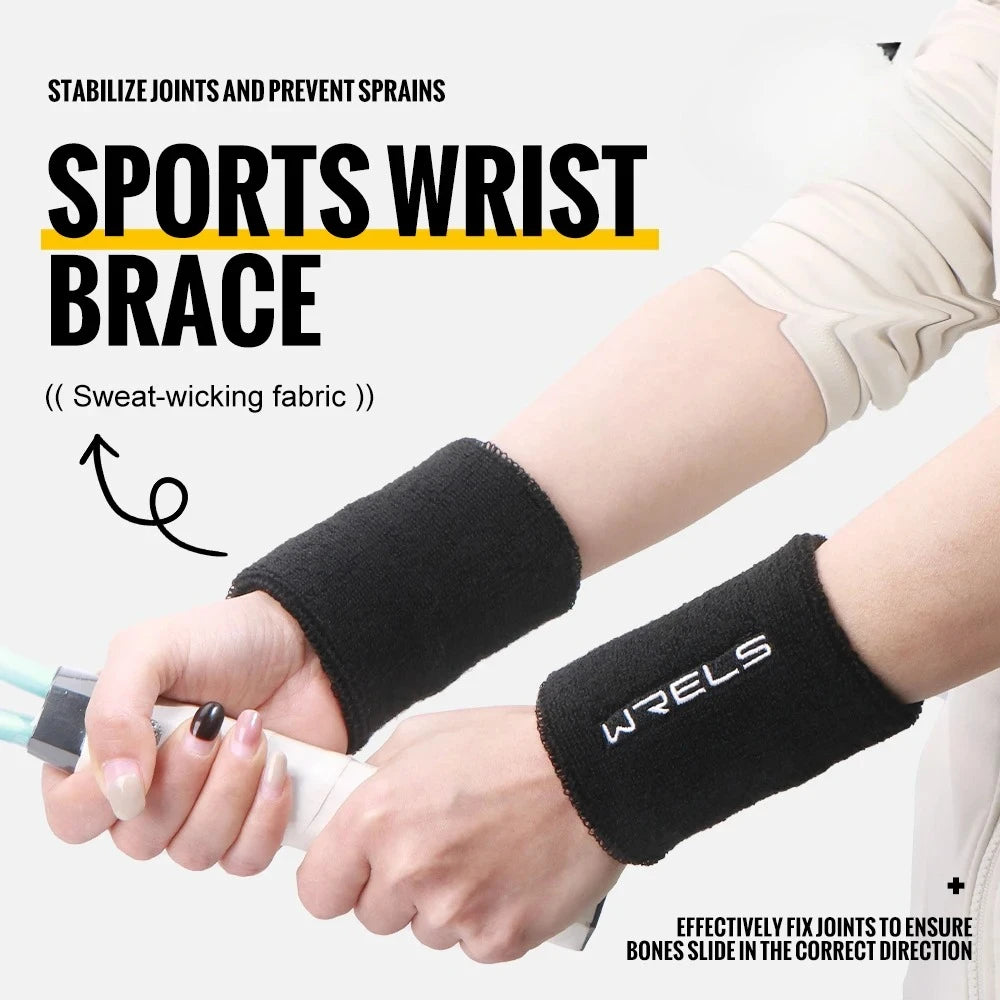 Wristbands Terry Cloth Moisture Wicking For Sports Gym Workout