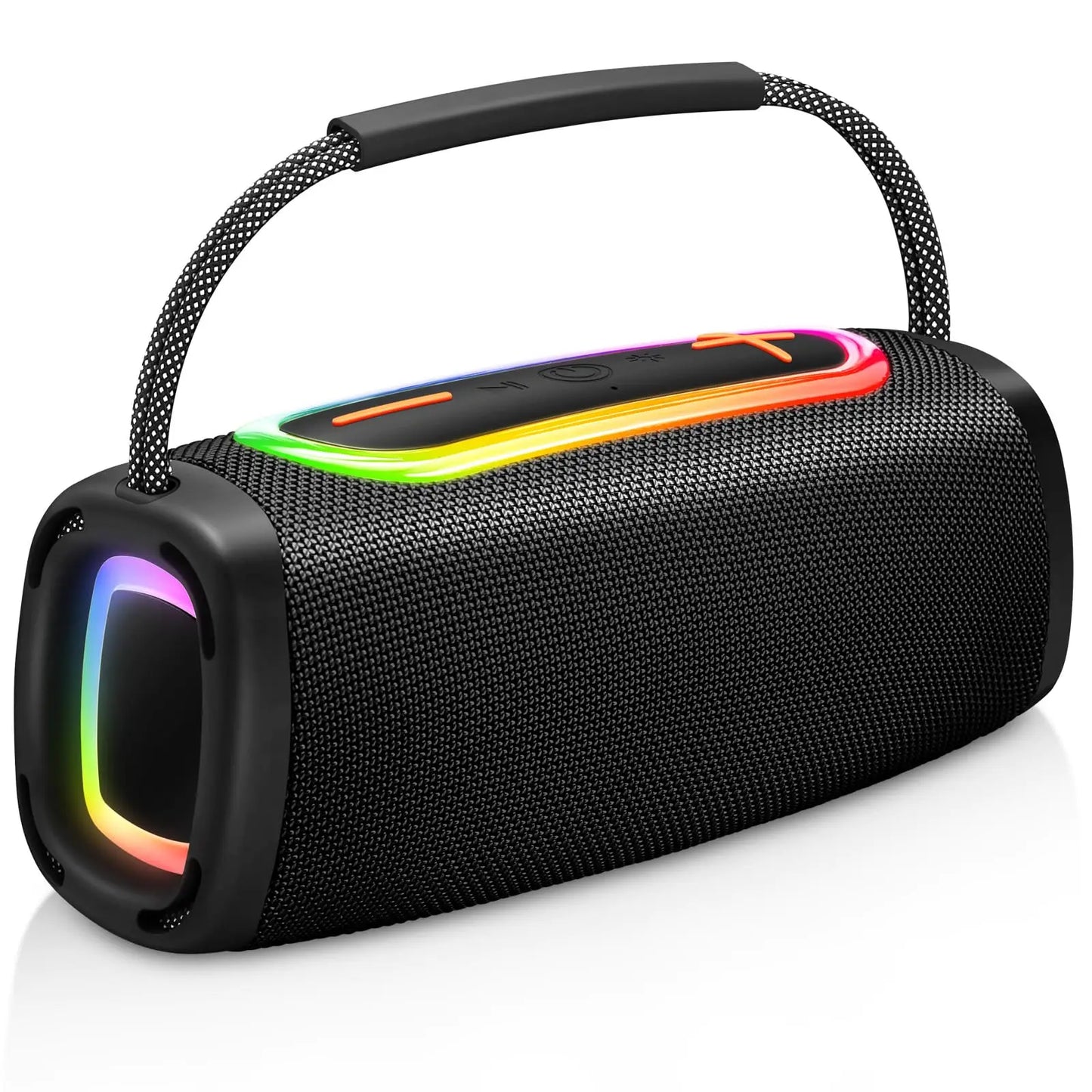 Nerunsa Portable Bluetooth Speaker With RGB Lights Waterproof Outdoor