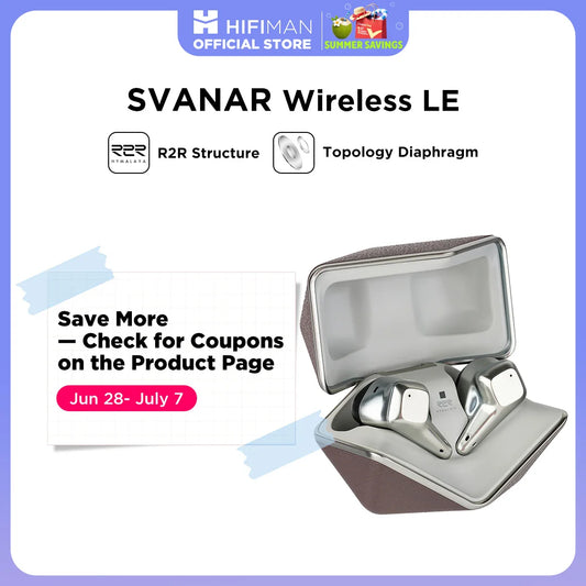 Hifiman Svanar Wireless Noise Cancelling Earphones With Hymalaya DAC