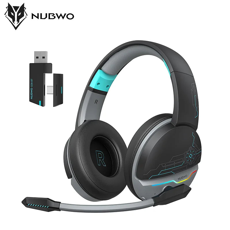 NUBWO G08 Dual Wireless Gaming Headset With Microphone For PS5