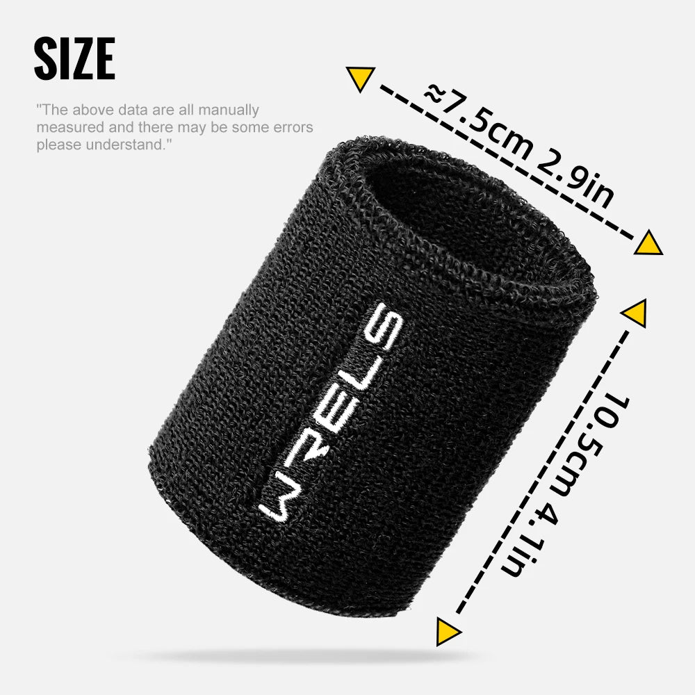 Wristbands Terry Cloth Moisture Wicking For Sports Gym Workout