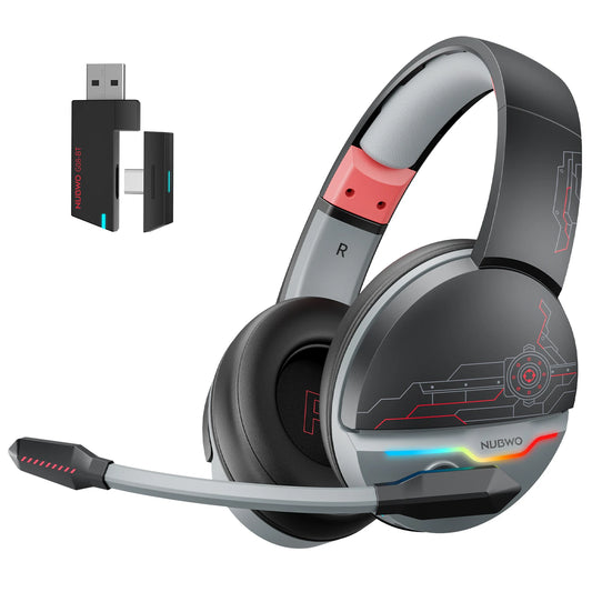 NUBWO G08 Dual Wireless Gaming Headset With Microphone For PS5