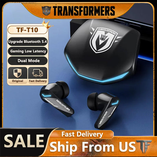 Transformers GM2 Pro Bluetooth Earphones With Low Latency Microphone