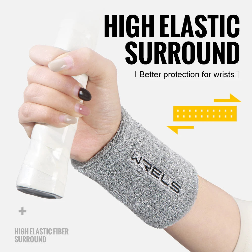 Wristbands Terry Cloth Moisture Wicking For Sports Gym Workout