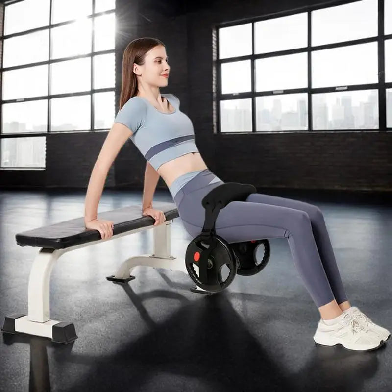 Non Slip Hip Thrust Belt For Home Gym And Travel Portable