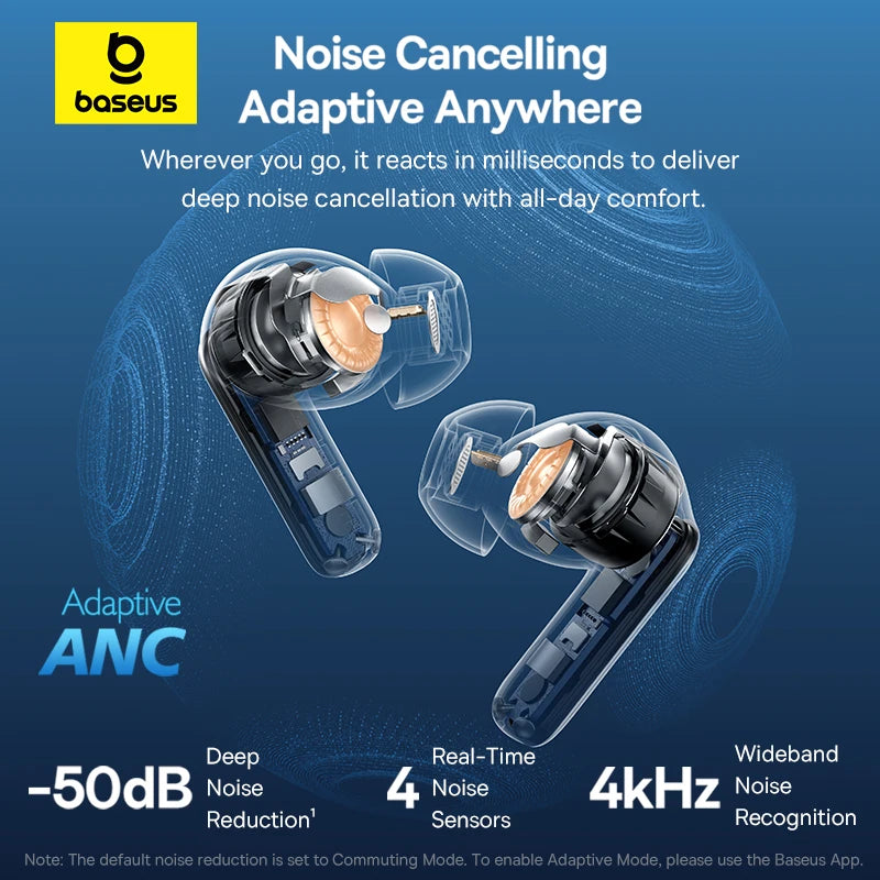 Baseus BP1 Pro Wireless Earbuds With LDAC Noise Cancelling