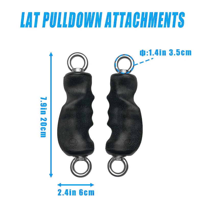 LAT Tricep Rope Pull Down Attachment For Home Gym Workout