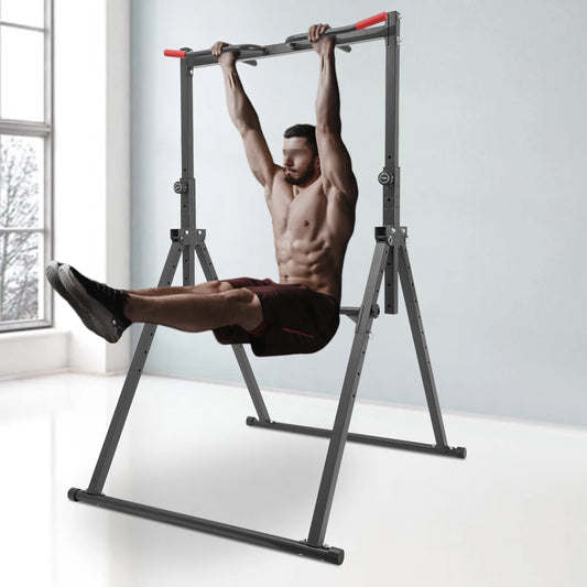 Power Tower Pull Up Bar Dip Station For Home Gymnasium