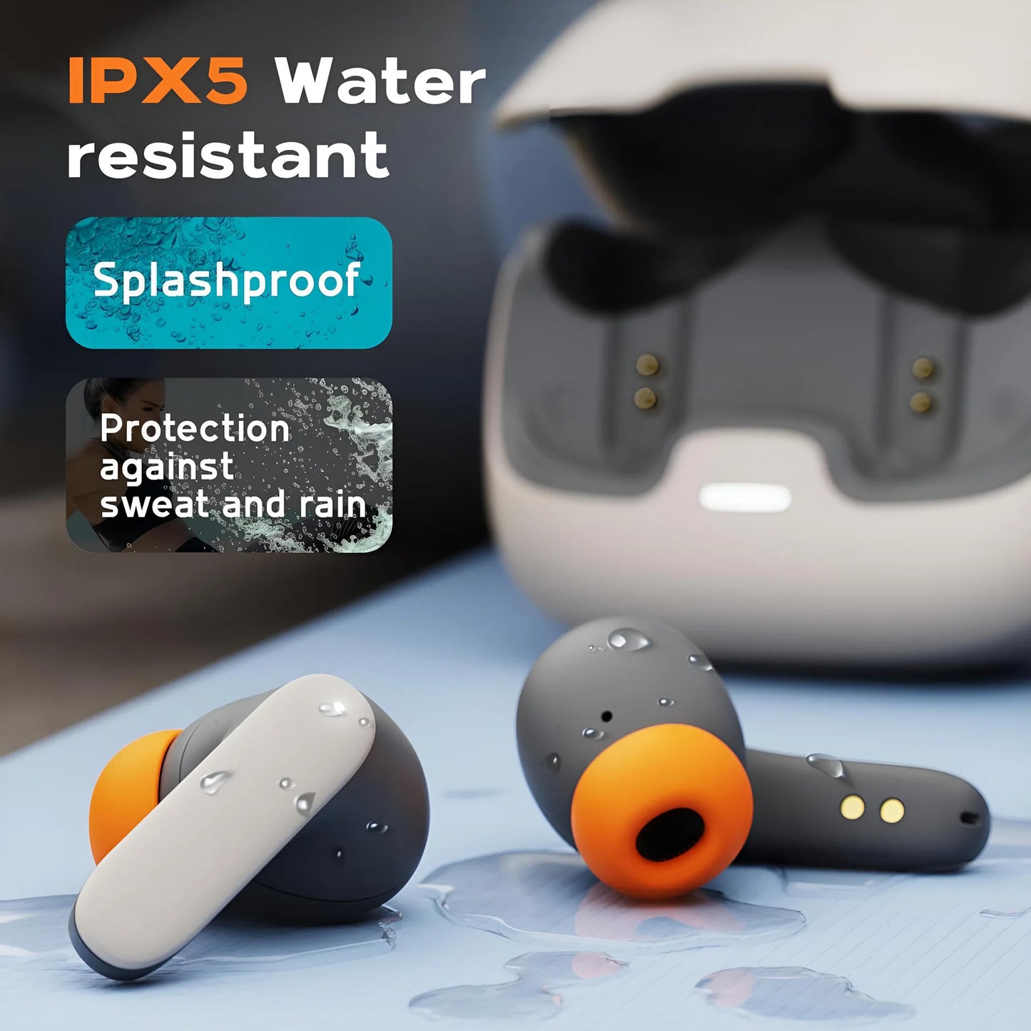 Sivir TWS Bluetooth Earphones With ENC Noise Cancellation