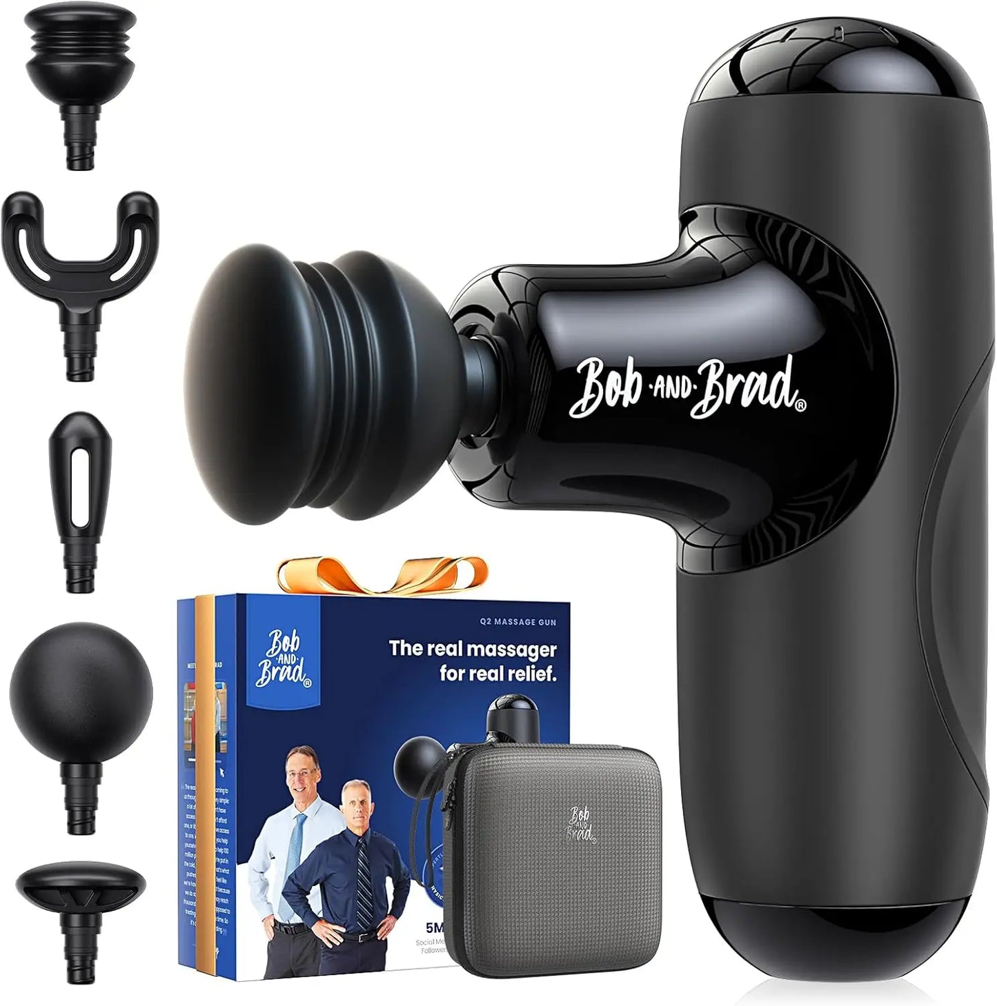 Q2 Pro Mini Massage Gun with Heat and Cold, Pocket-Sized Deep Tissue Massager, HSA Portable Percussion Muscle Massager Gun, Ultra Small & Quiet Muscle Massager, FSA Eligible