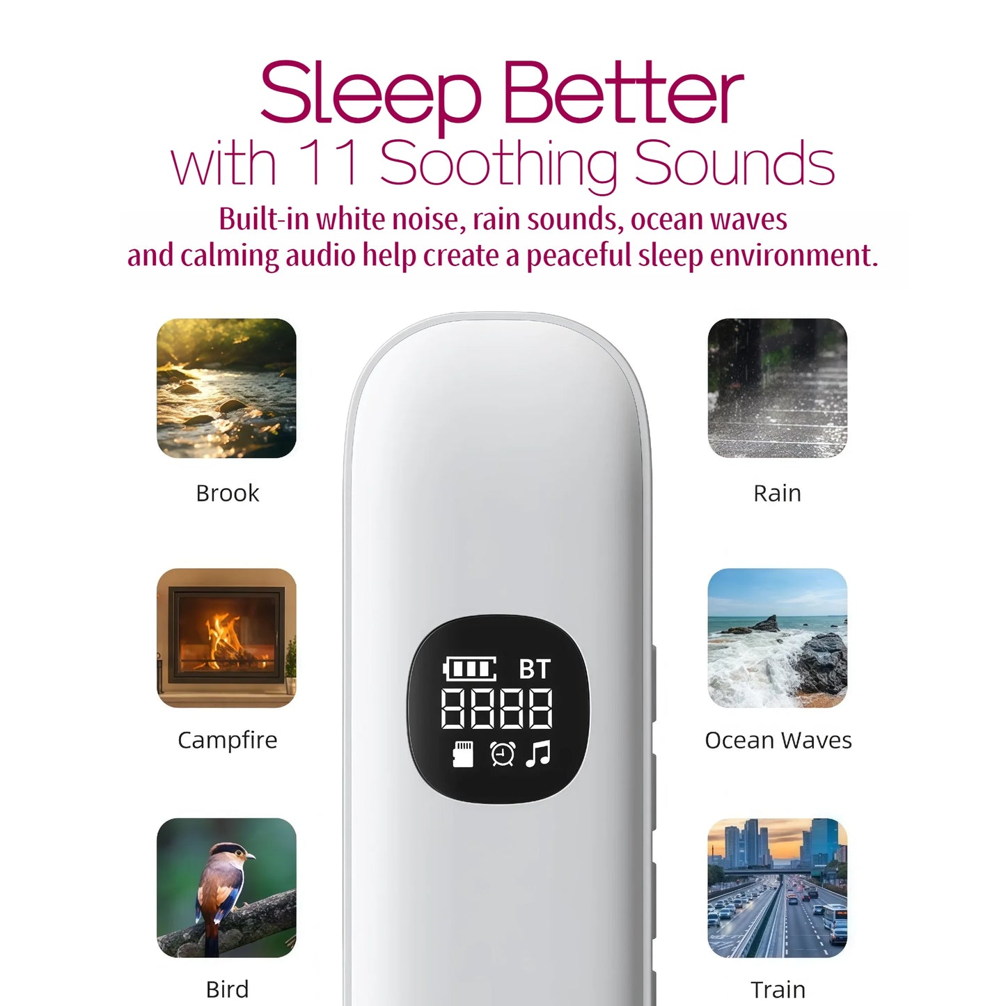 Bone Conduction Sleep Headphones Under Pillow Speaker Bluetooth 5.3