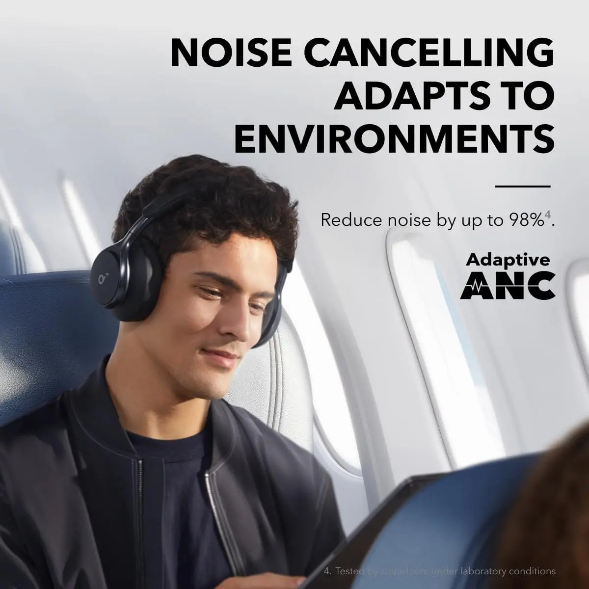 SoundCore Space One Active Noise Cancelling Headphones Refurbished