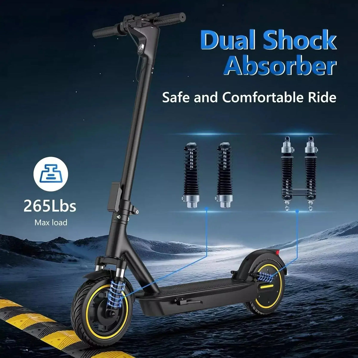 AOVOPRO EsMax Electric Scooter 500W Folding Smart Scooter