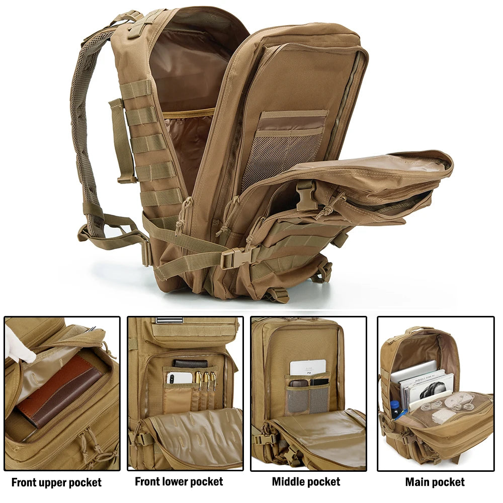 ReFire Gear Tactical Backpack Molle Pack for Trekking and Outdoor