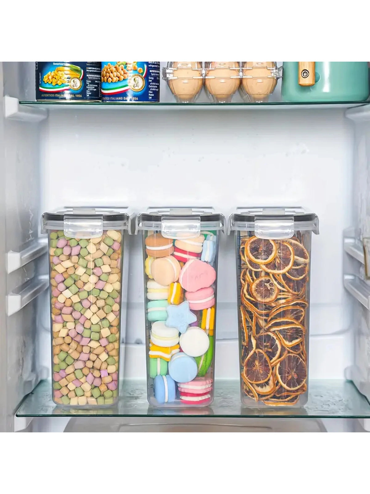 Large Airtight Food Storage Containers With Lids 4-Pack