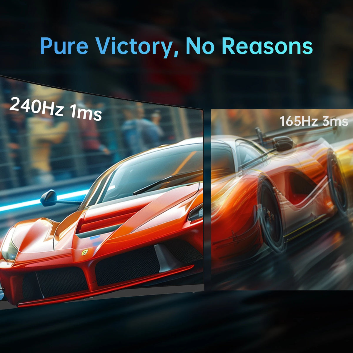 KTC Curved Gaming Monitor 240Hz 1ms HDR10 FreeSync G Sync
