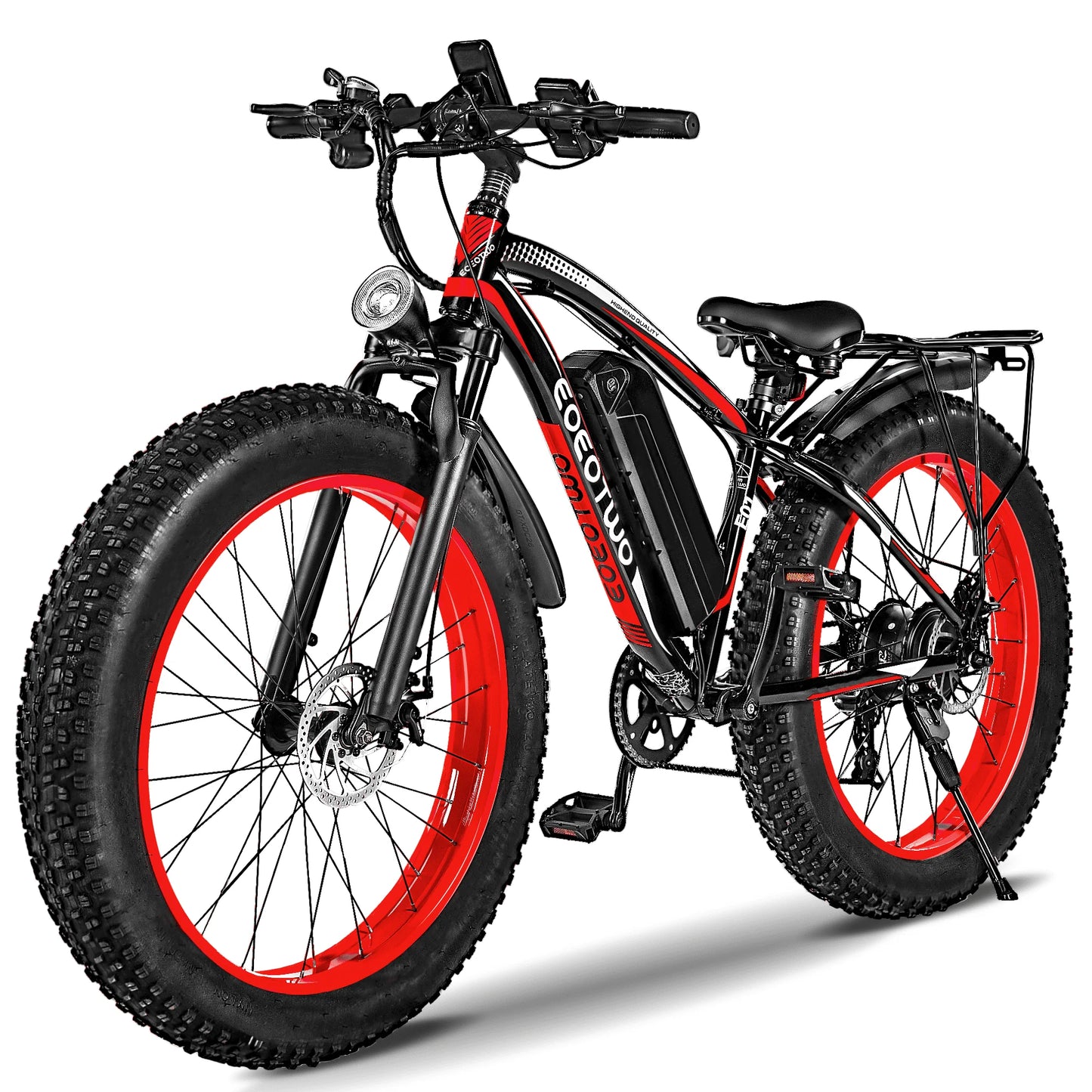 EOEOTWO 1500W Fat Tire Ebike 34MPH 48V 15Ah Mountain Bike
