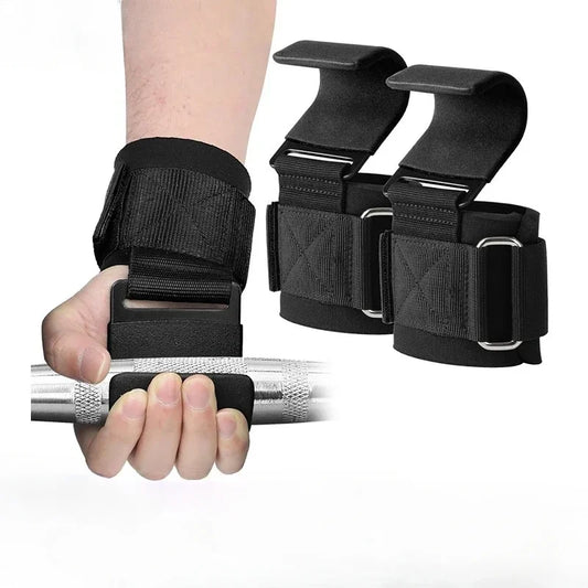 MIHJUSFDH Non-Slip Weight Lifting Hooks, Pair Of Straps For Deadlift