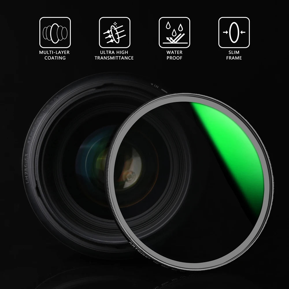 WEYLLAN Lens Filter Photography MC HD Lens UV Filter Ultra Slim Camera Accessories 46mm 49mm 52mm 55mm 58mm 62mm 67mm 72mm 77mm