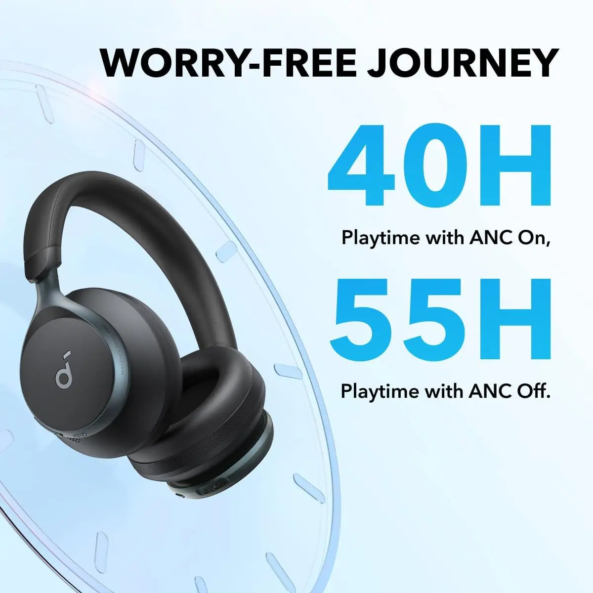 SoundCore Space One Active Noise Cancelling Headphones Refurbished