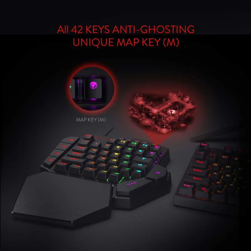 Redragon K585 DITI One-Handed RGB Mechanical Keyboard