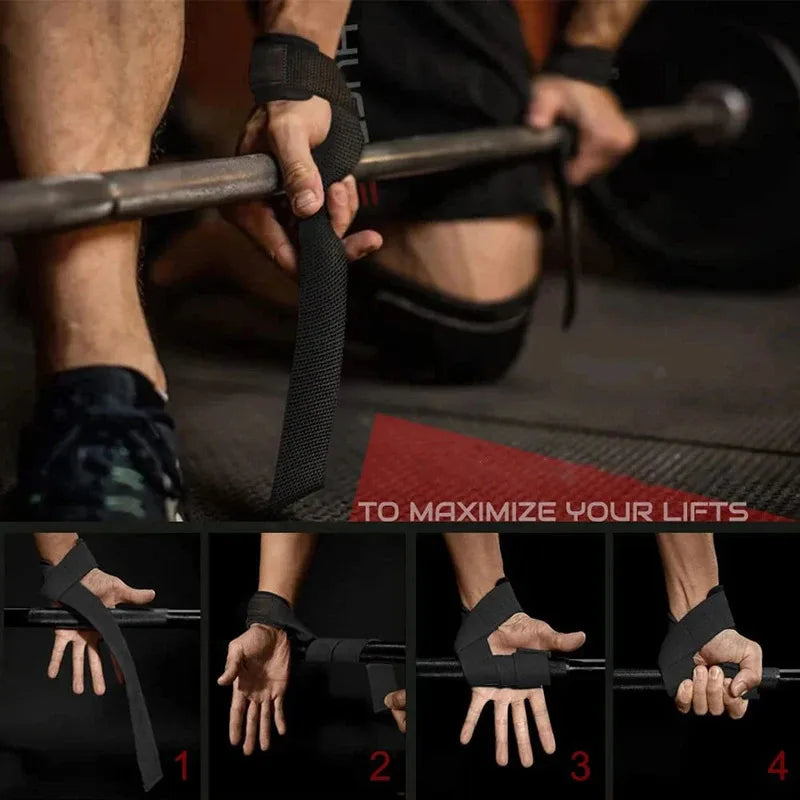 Weightlifting Wrist Straps For Non Slip Grip And Support