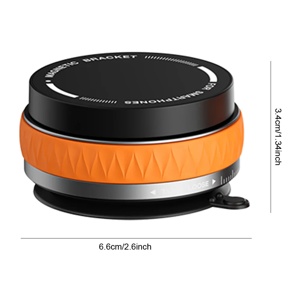 For Magsafe Magnetic Adsorption Vacuum Car Phone Holder 360° Rotatable Folding Suction Cup Navigation Stand Bracket Phone Holder