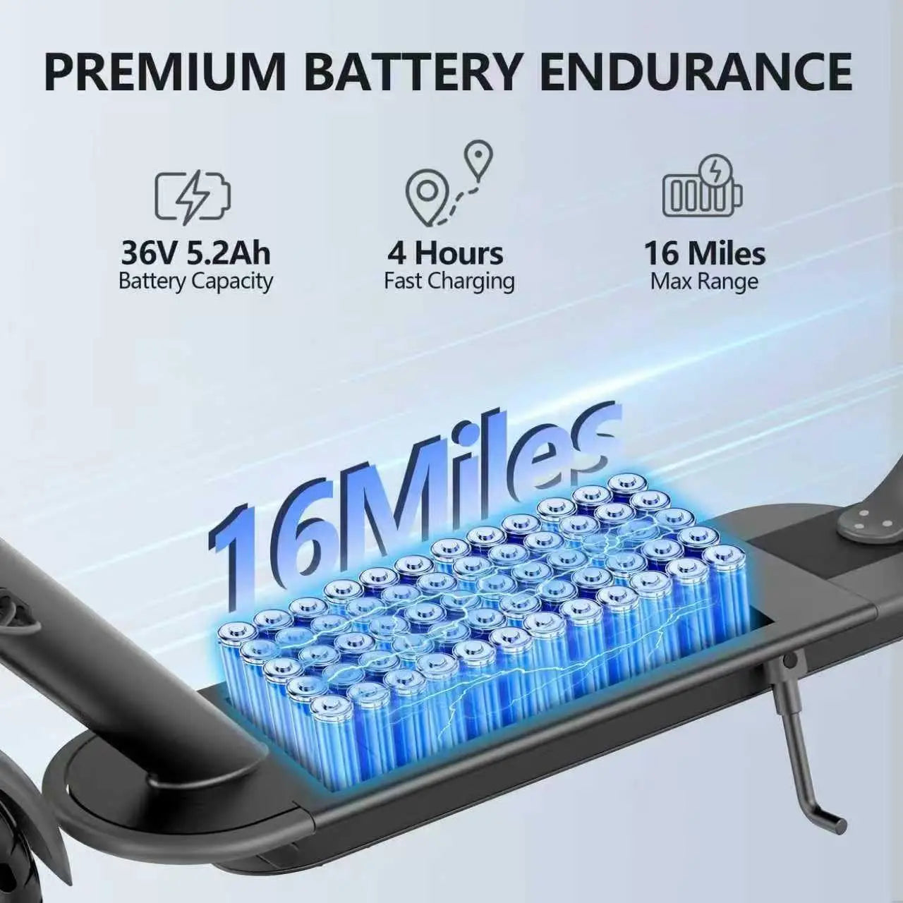 LADPED LP60 Electric Scooter 350W 19mph Folding Commuter