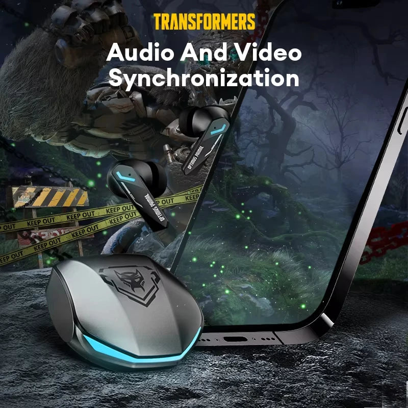 Transformers GM2 Pro Bluetooth Earphones With Low Latency Microphone