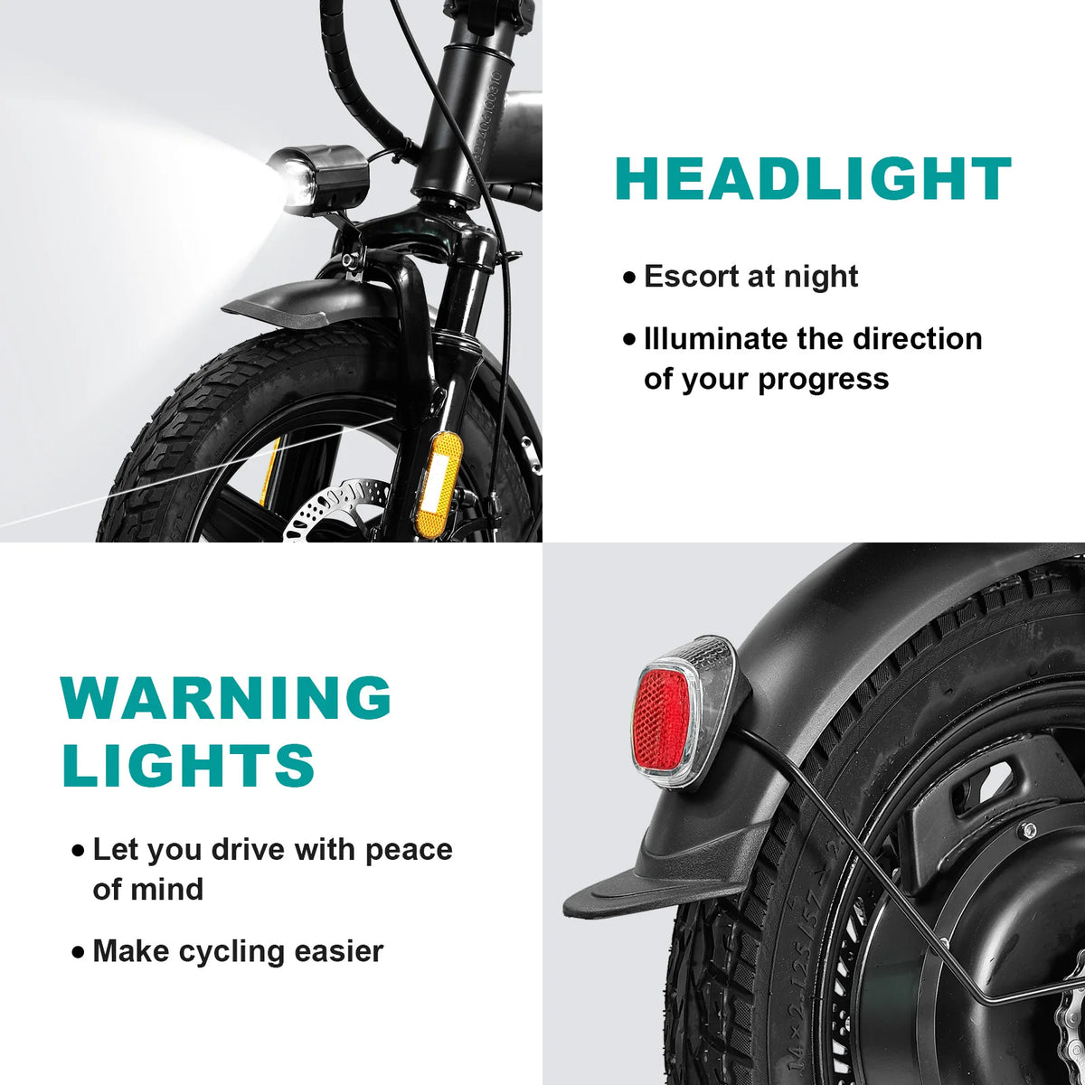 Terrosor Folding Electric Bike 20 MPH 560W 48V Battery Warranty