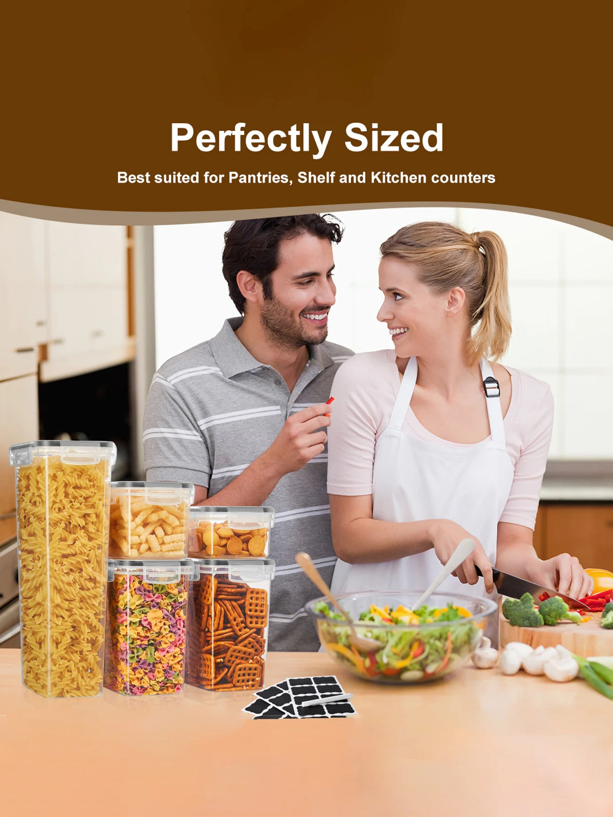 Sealed Food Storage Containers With Lids 48 Pieces