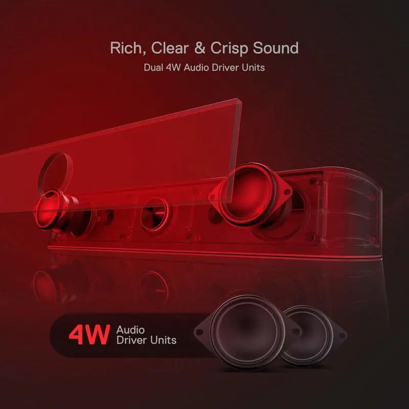 Redragon GS560 Adiemus RGB USB Desktop Soundbar 2.0 Channel