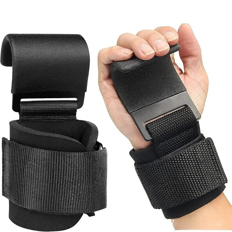 MIHJUSFDH Non-Slip Weight Lifting Hooks, Pair Of Straps For Deadlift